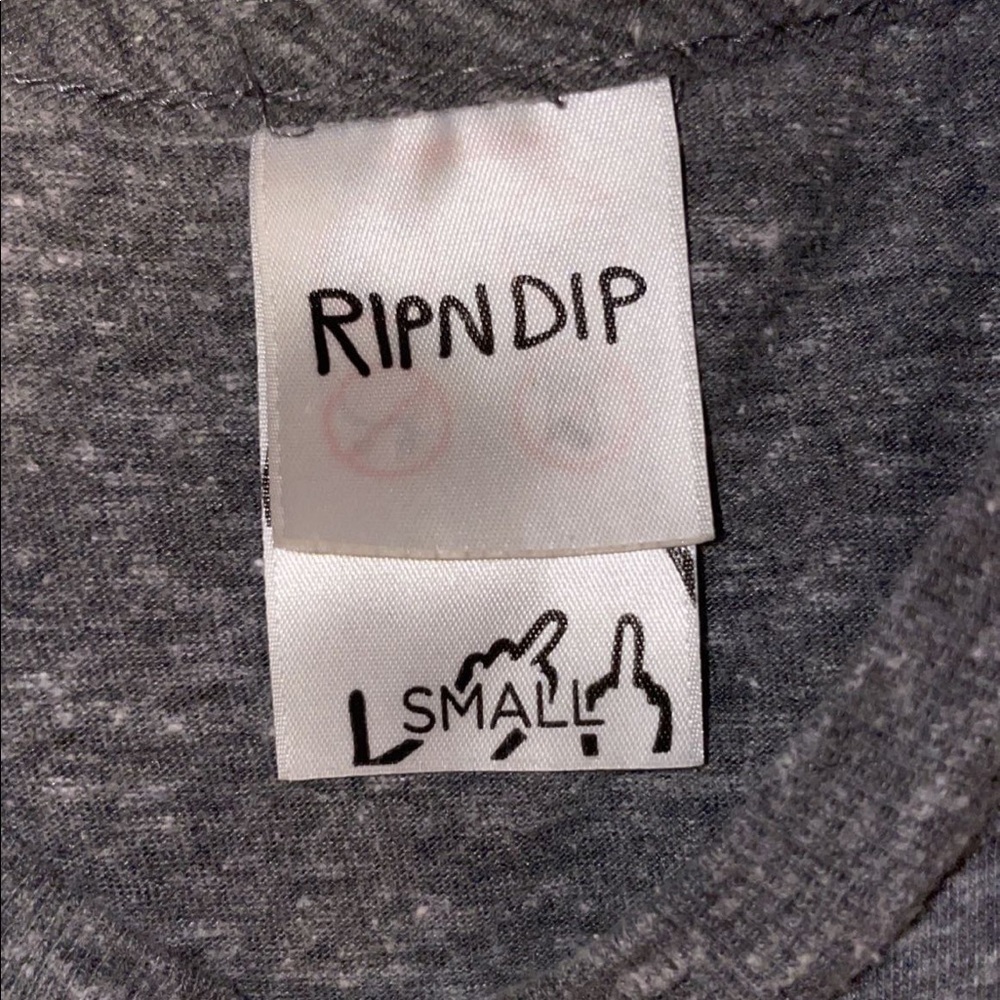 Grey, RipnDip tee - Picture 2 of 3